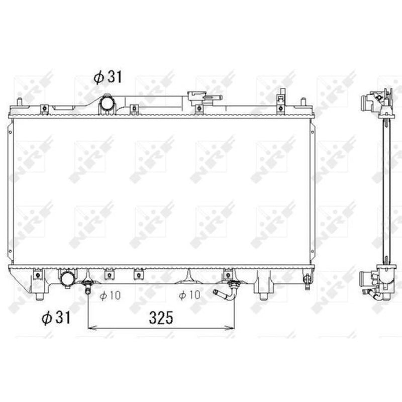 NRF Engine Radiator 53278