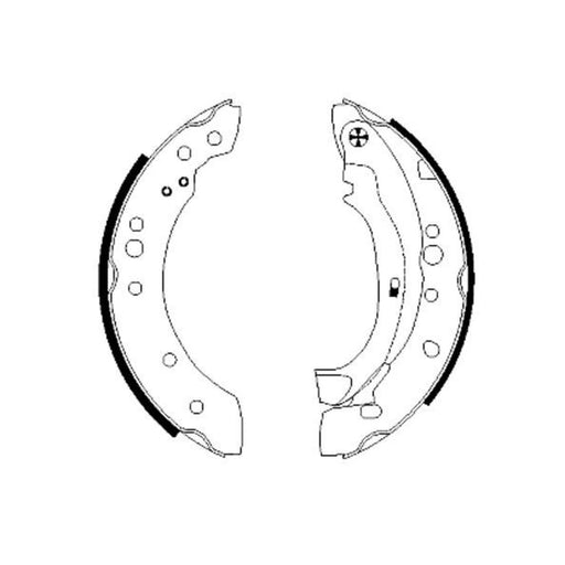 Textar Brake Shoe Set Axle Kit 91059800