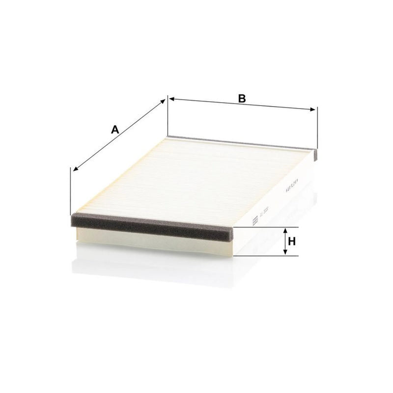MANN-FILTER Cabin Air Filter (Pollen Filter) Eng.compart. pas CU 3020