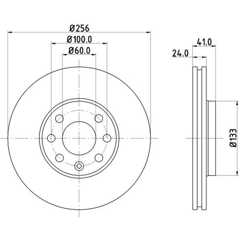 Mintex Mintex Front Brake Disc Kit MDK0088