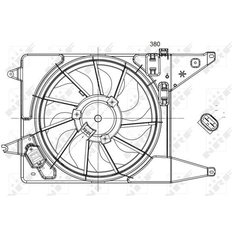 NRF Engine Cooling Fan 47225