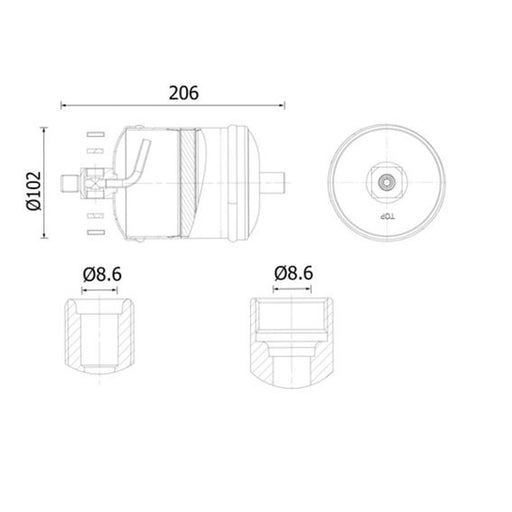 Mahle Air Conditioning Dryer AD 324 000S