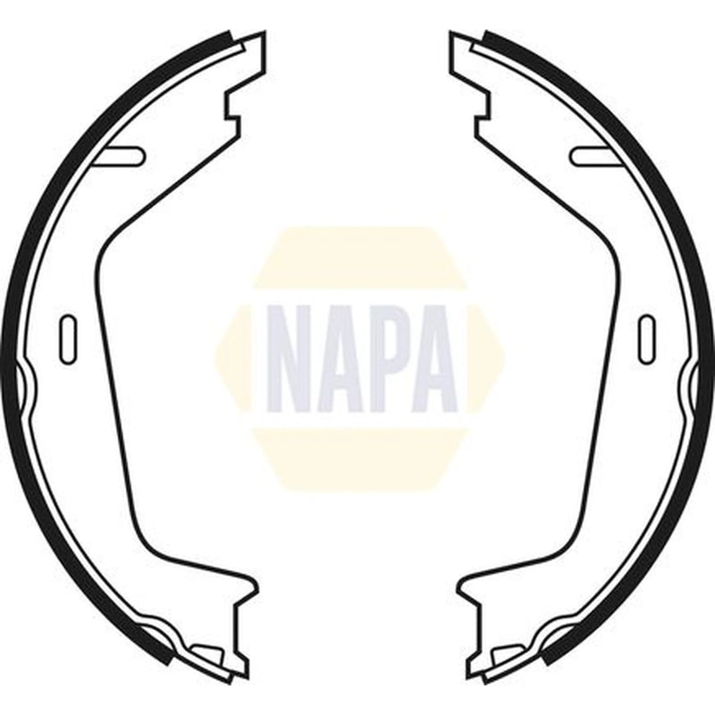 NAPA Parking Brake Shoe Set NBS5005