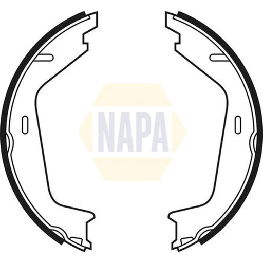 NAPA Parking Brake Shoe Set NBS5005