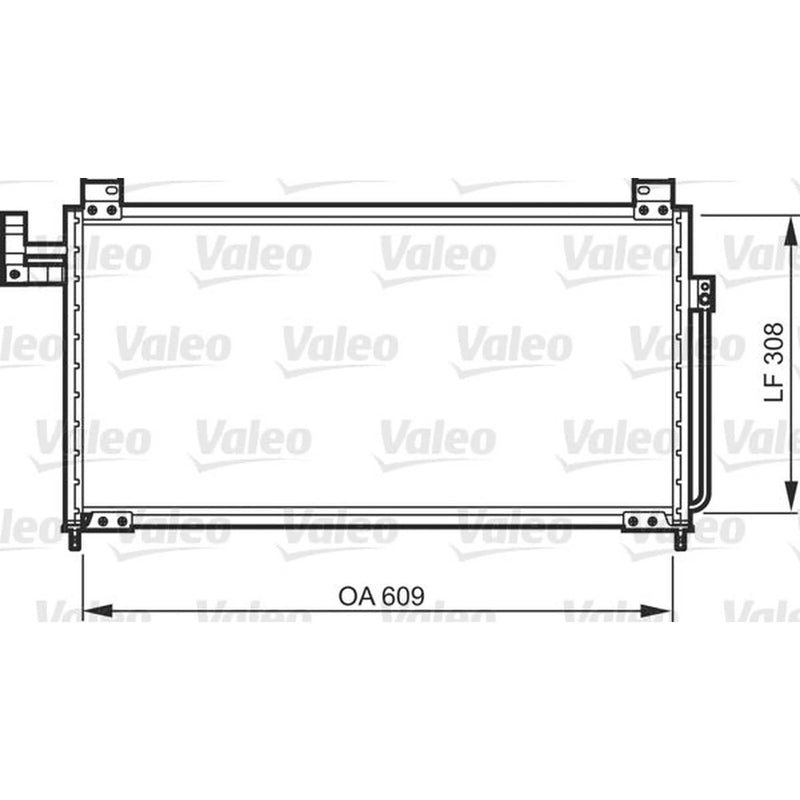 Valeo Air Conditioning Condenser 818087