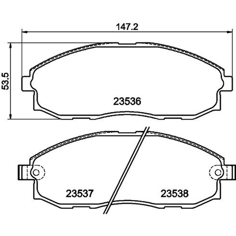 Mintex Front Brake Pad Set MDB1903