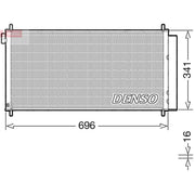 Denso Air Conditioning Condenser fits Toyota Auris 2012-2015 2.0