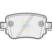 NAPA Rear Brake Pad Set NBP1455