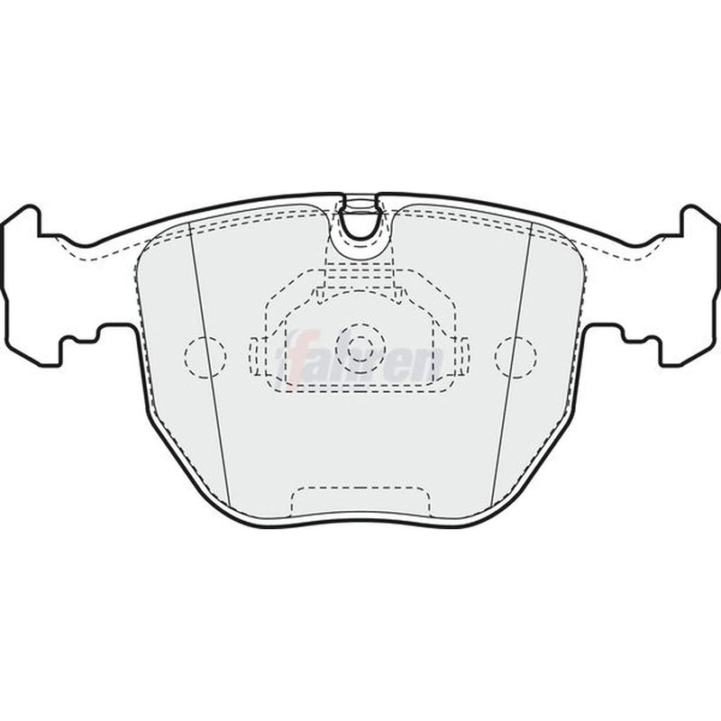 Fahren Front Brake Pad Set fits BMW 5 1996-2004