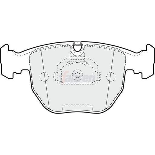 Fahren Front Brake Pad Set FBP3387