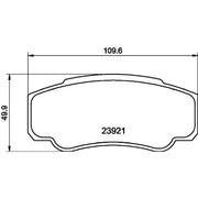 Mintex Rear Brake Pad Set MDB2540