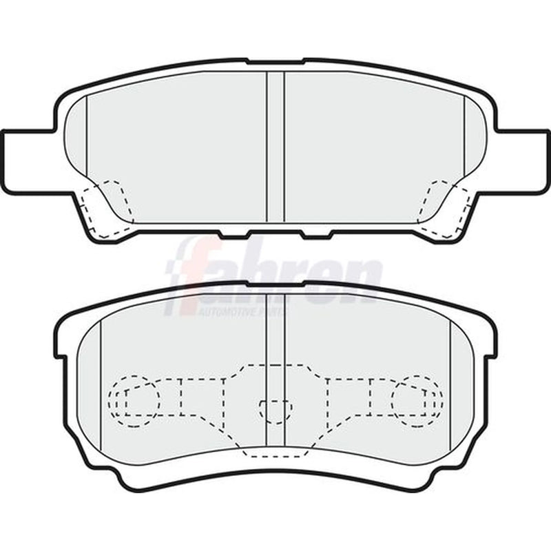 Fahren Rear Brake Pad Set fits Chrysler Sebring 2007-2010 2.0 2.4 2.7