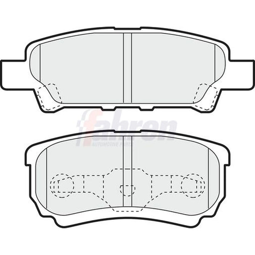 Fahren Rear Brake Pad Set FBP3599