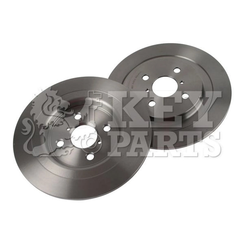 Key Parts 2 x Rear Brake Discs KBD4601-x2
