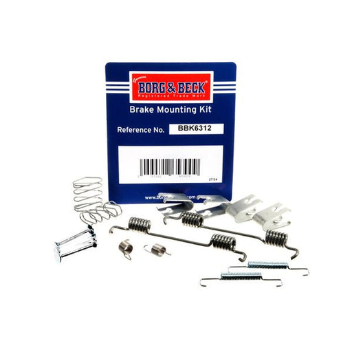 Borg & Beck Parking Brake Shoe Accessory Kit Rear BBK6312