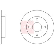 Apec 2 x Solid Rear Brake Discs DSK2302-x2