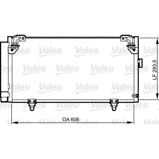 Valeo Air Conditioning Condenser 814314