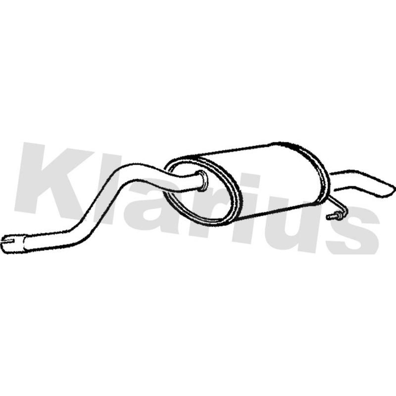 Klarius Box With Tail Pipe Rear RN664B