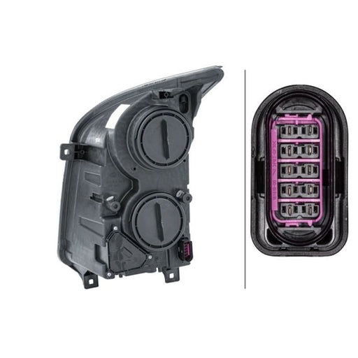 Hella Headlight Headlamp H7/H7 Right 1ER 011 592-061