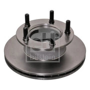 Febi 2 x Front Brake Discs 07396-x2