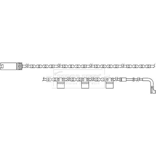 Borg & Beck Brake Pad Wear Sensor Rear BWL3038