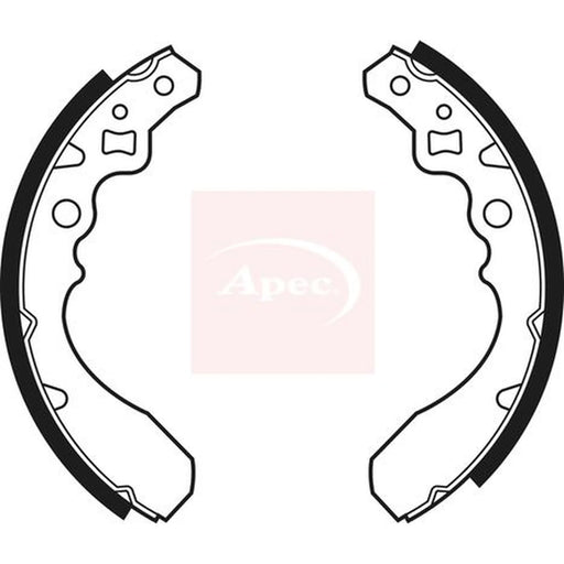 Apec Brake Shoe Set Axle Kit SHU490