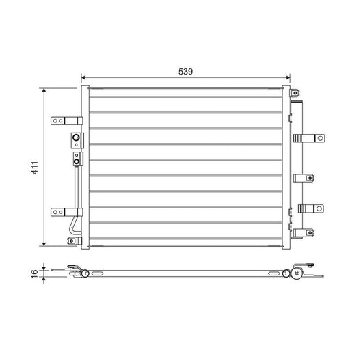 Valeo Air Conditioning Condenser 822700