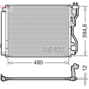 Denso Air Conditioning Condenser DCN43016