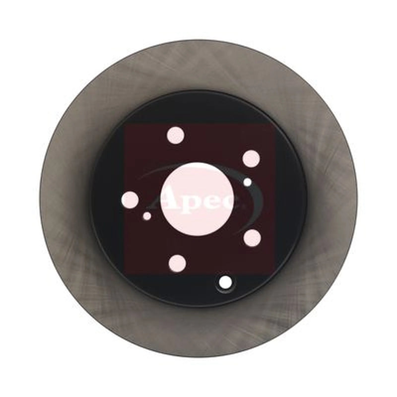 Apec 2 x Solid Rear Brake Discs DSK2524-x2