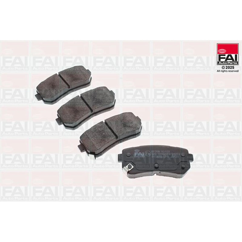 FAI Rear Brake Pad Set BP268