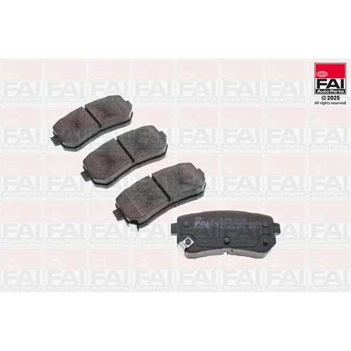 FAI Rear Brake Pad Set BP268