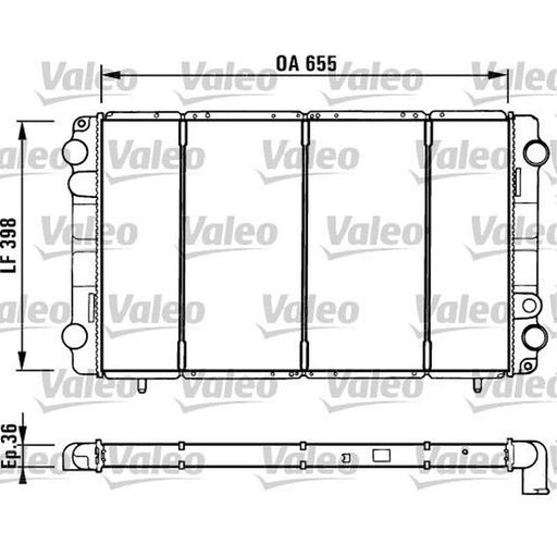 Valeo Engine Radiator 730944