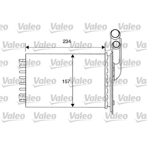 Valeo Heater Matrix Core Heat Exchanger 812157