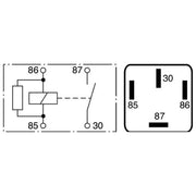 Bosch Horn Klaxon Relay 12V Pin 0 986 332 072