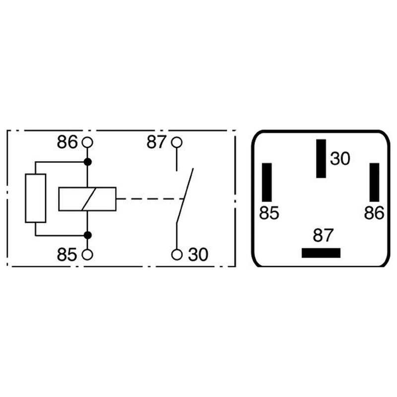Bosch Horn Klaxon Relay 12V Pin 0 986 332 072