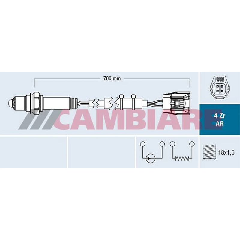 Cambiare O2 Lambda Oxygen Sensor Particulate Filter VE381801
