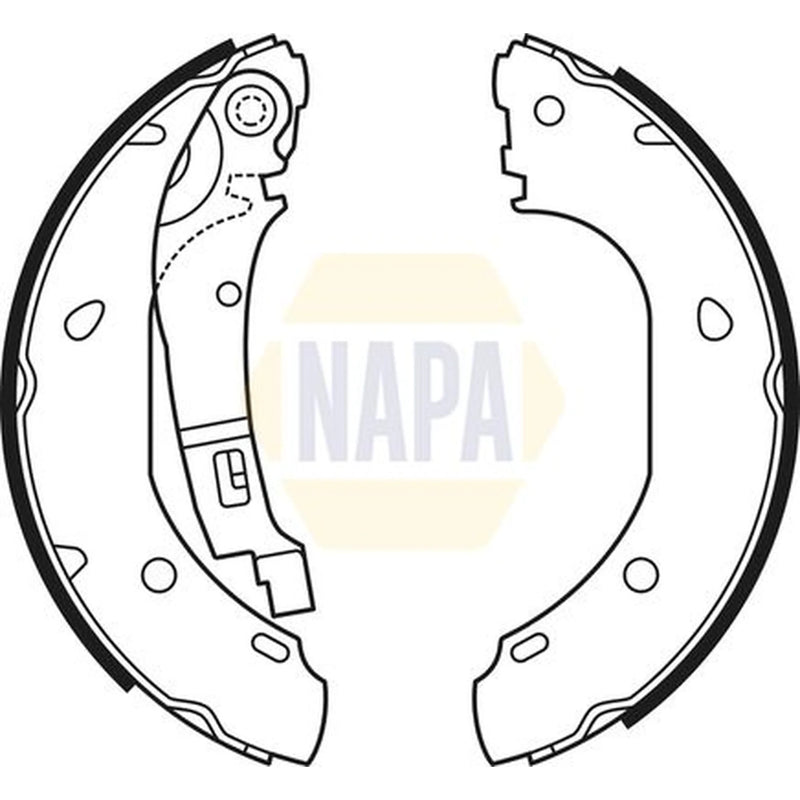 NAPA Brake Shoe Set Axle Kit NBS1052