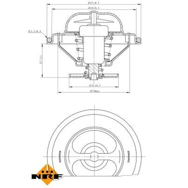 NRF Thermostat,Coolant 725073