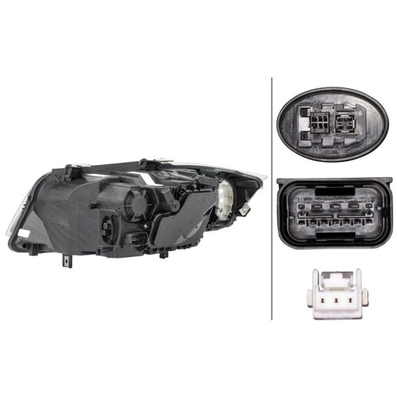 Hella Headlight Headlamp D1S (gas discharge tube) Right 1EL 354 691-021