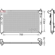 Denso Engine Radiator fits Mitsubishi Asx 2010 on 1.6