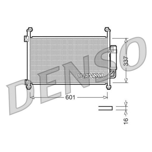 Denso Air Conditioning Condenser DCN40007