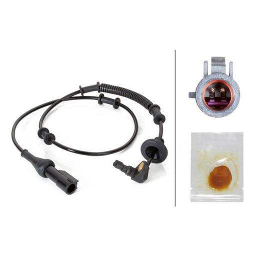 Hella ABS Wheel Speed Sensor Rear 6PU 230 040-631