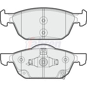 Fahren Front Brake Pad Set fits Honda Civic IX 2012-2016 1.4 1.6 1.8 2.2