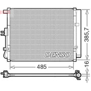 Denso Air Conditioning Condenser DCN43007