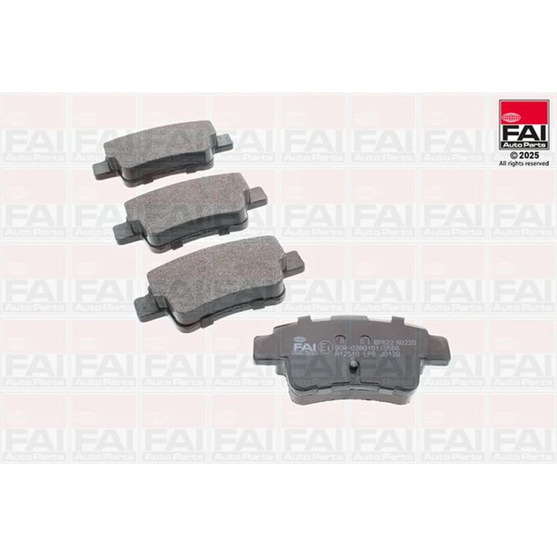 FAI Rear Brake Pad Set BP622