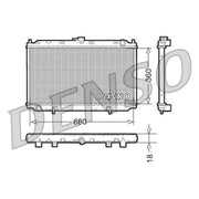 Denso Engine Radiator DRM46011