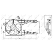 NRF Engine Cooling Fan 47247