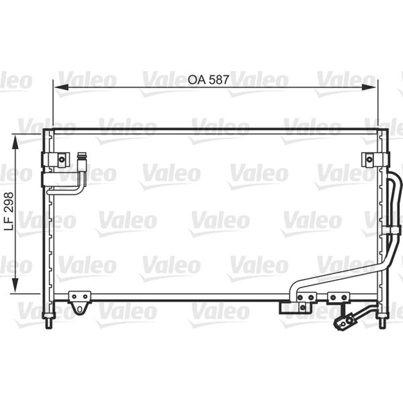 Valeo Air Conditioning Condenser 818084