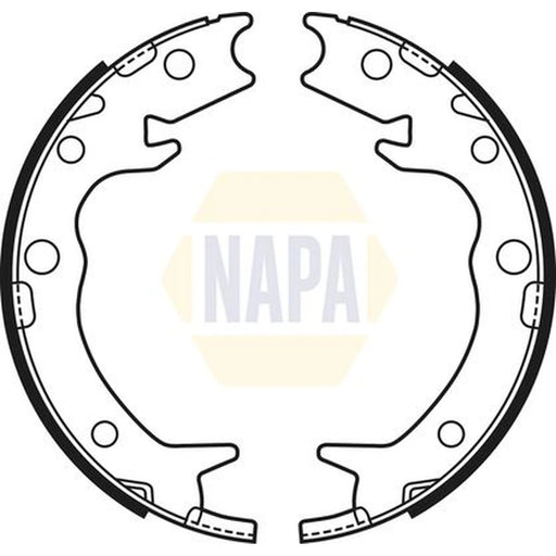 NAPA Parking Brake Shoe Set NBS5021