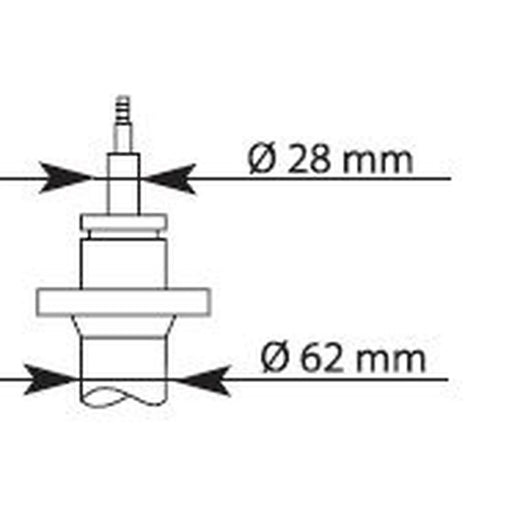 KYB Shock Absorber Damper Strut Front 635807
